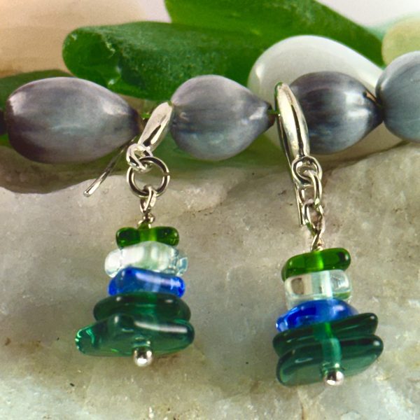 Stack Me Up ~ Greens Clear & Blue